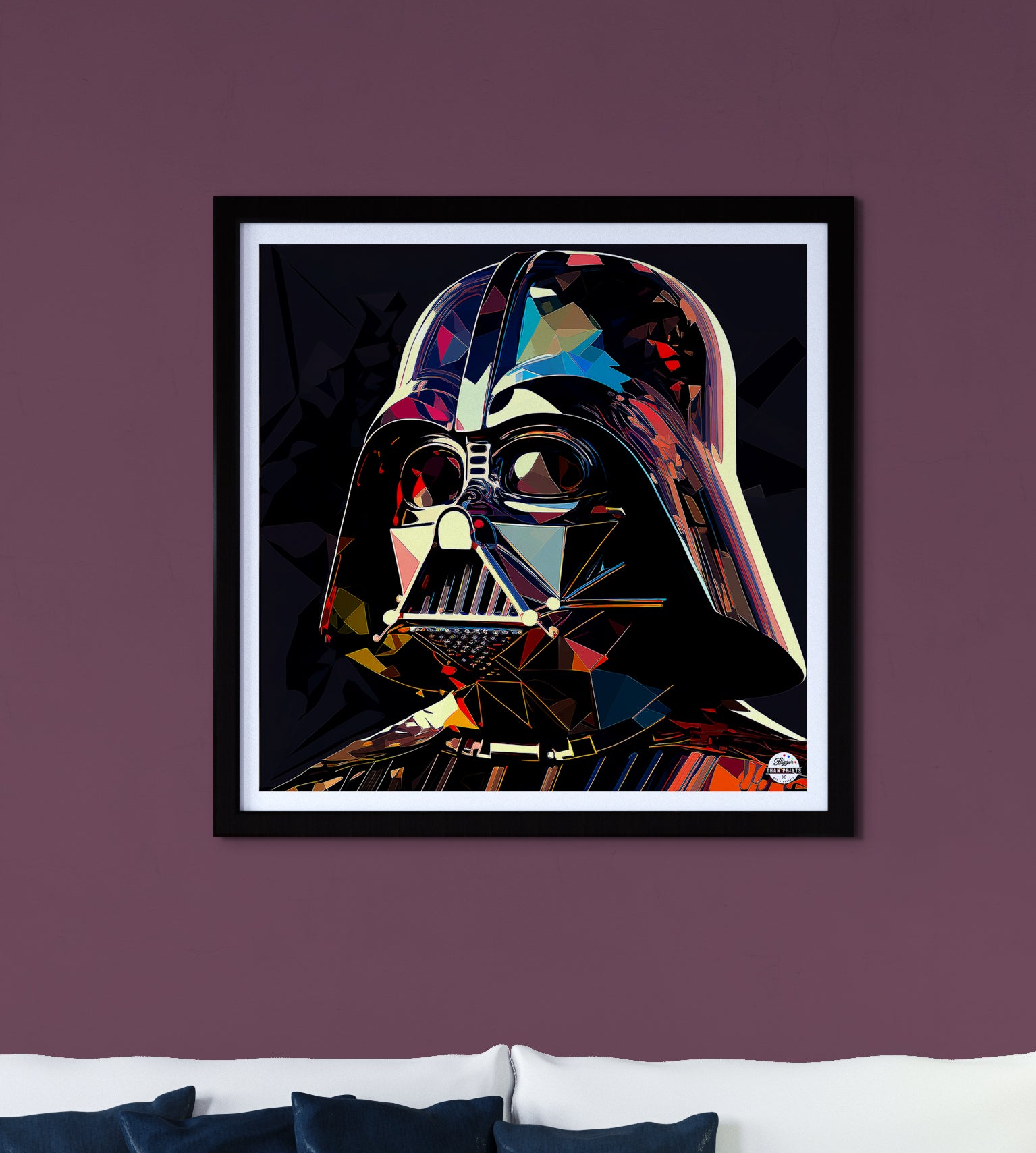 Star Wars Darth Vader Detailed Portrait Throw Pillow
